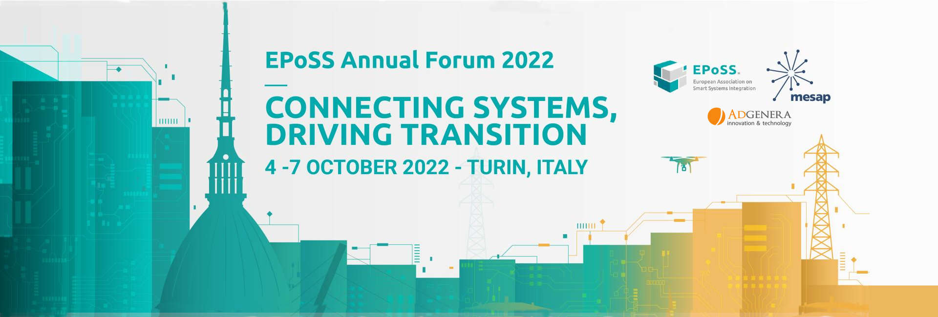 Adgenera takes part to EPoSS Annual Forum in Turin. European Technology Platform on Smart Systems Integration